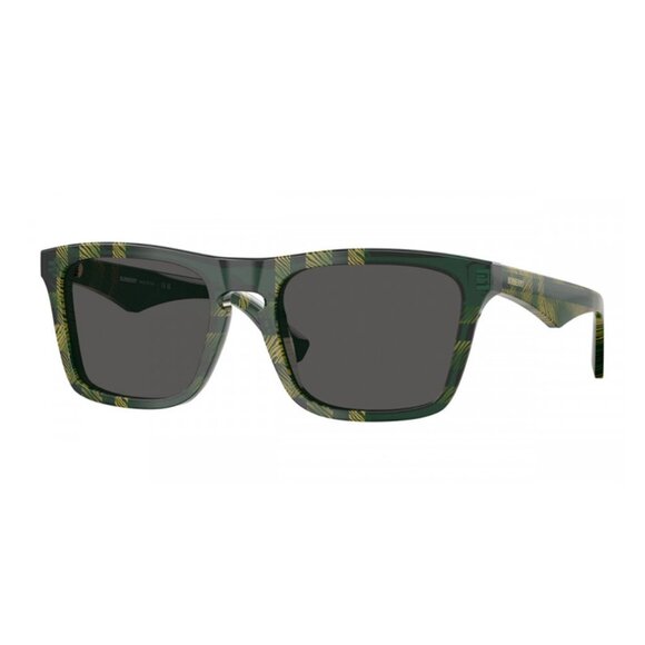 NEW BURBERRY SQUARE GREEN MEN BE4434 4125/87 SUNGLASSES BE4434 412587 EYEWEAR